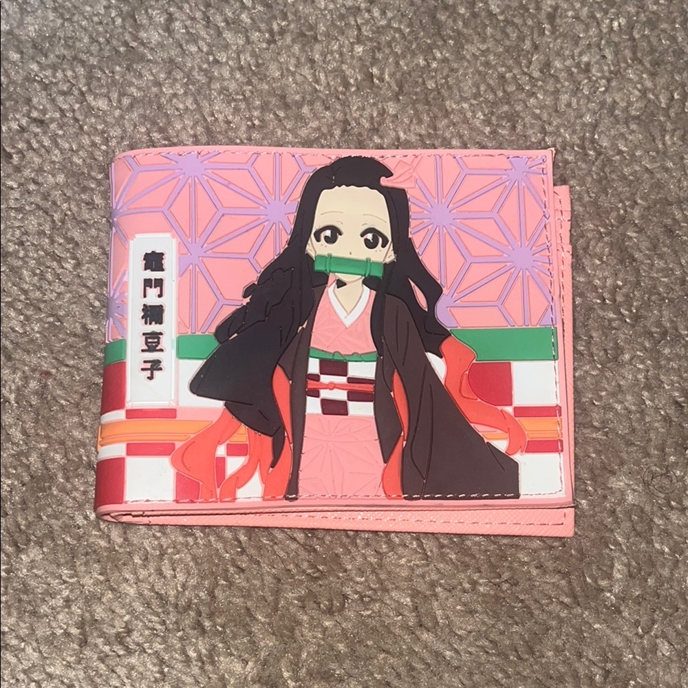Nezuko Demon Slayer Pink Wallet